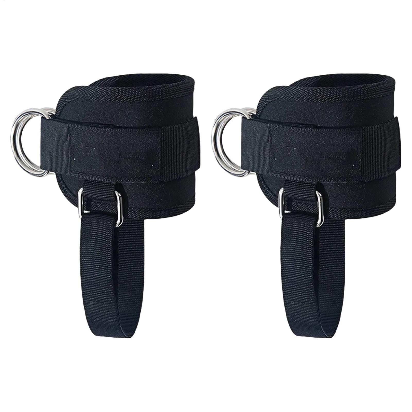 Home Gym Leg Extension Machine - Cable Machine Ankle Straps Workout Leg