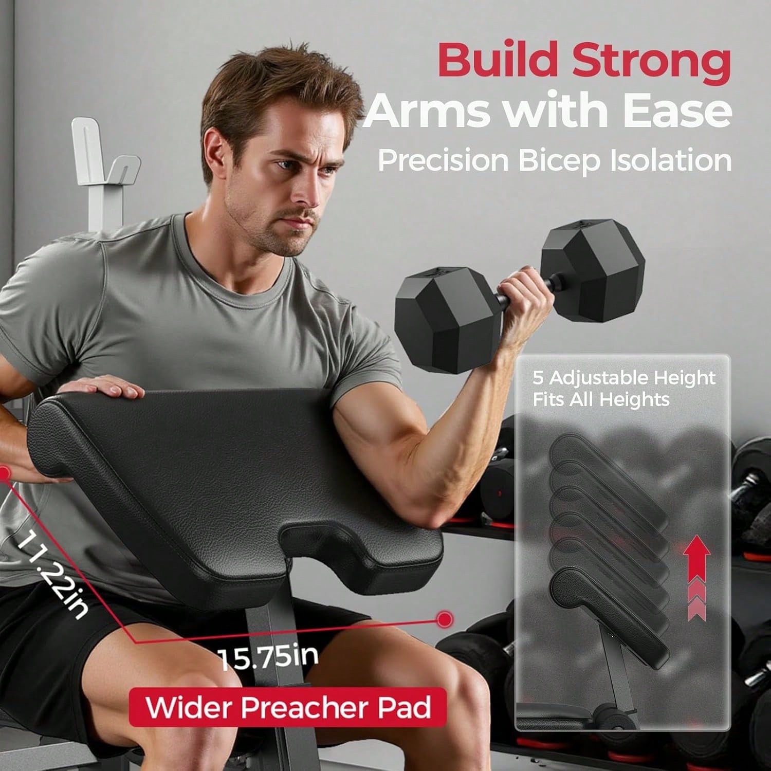 FLYBIRD Adjustable Weight Benc - Home Gym Leg Press review and price