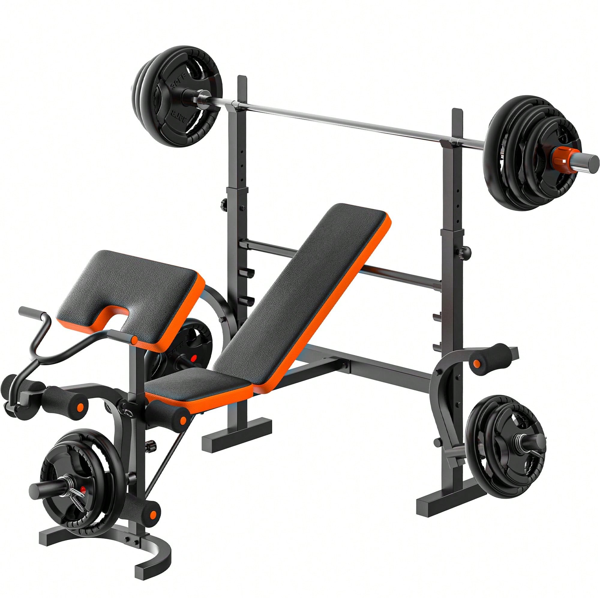 GIKPAL Weight Bench, Bench Pre - Home Gym Leg Press review and price