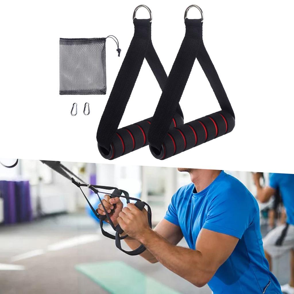 2x Exercise Handles Working Ou - Home Gym Pulley System review and price