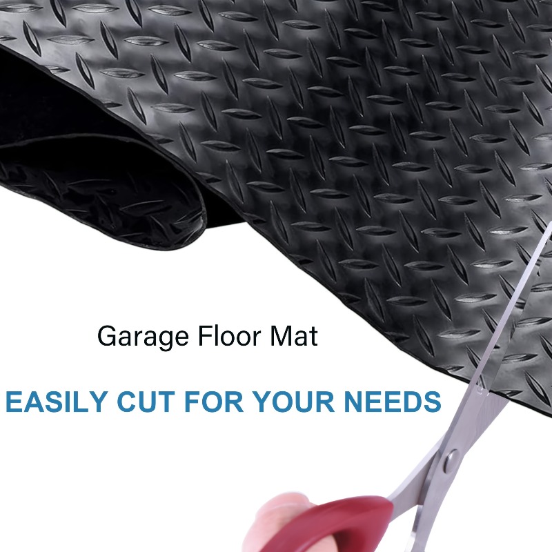 Rubber Diamond Floor Mat - Dur - Home Gym Garage review and price