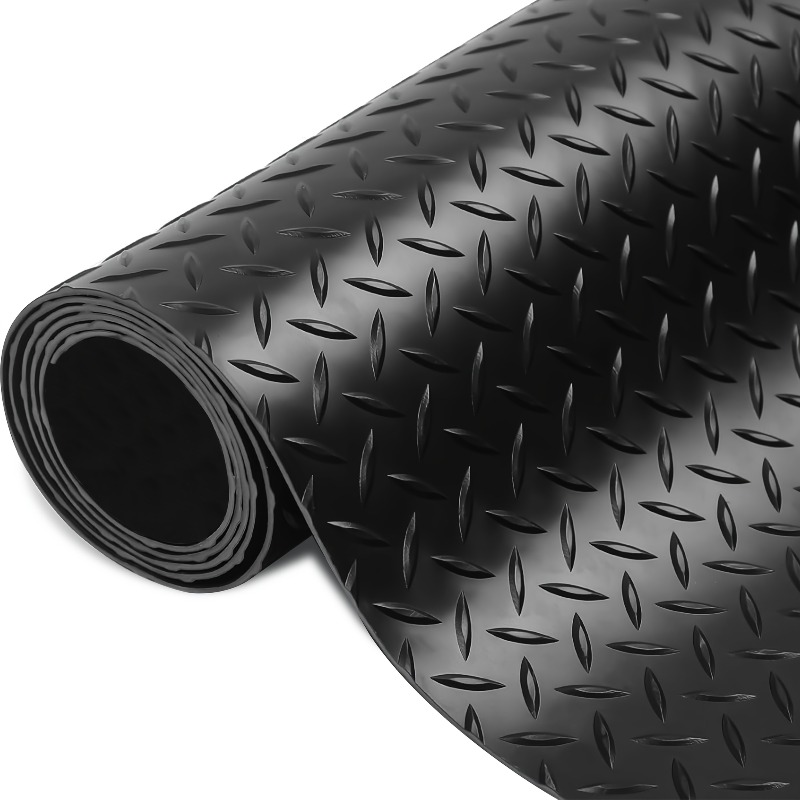 Rubber Diamond Floor Mat - Dur - Home Gym Garage review and price
