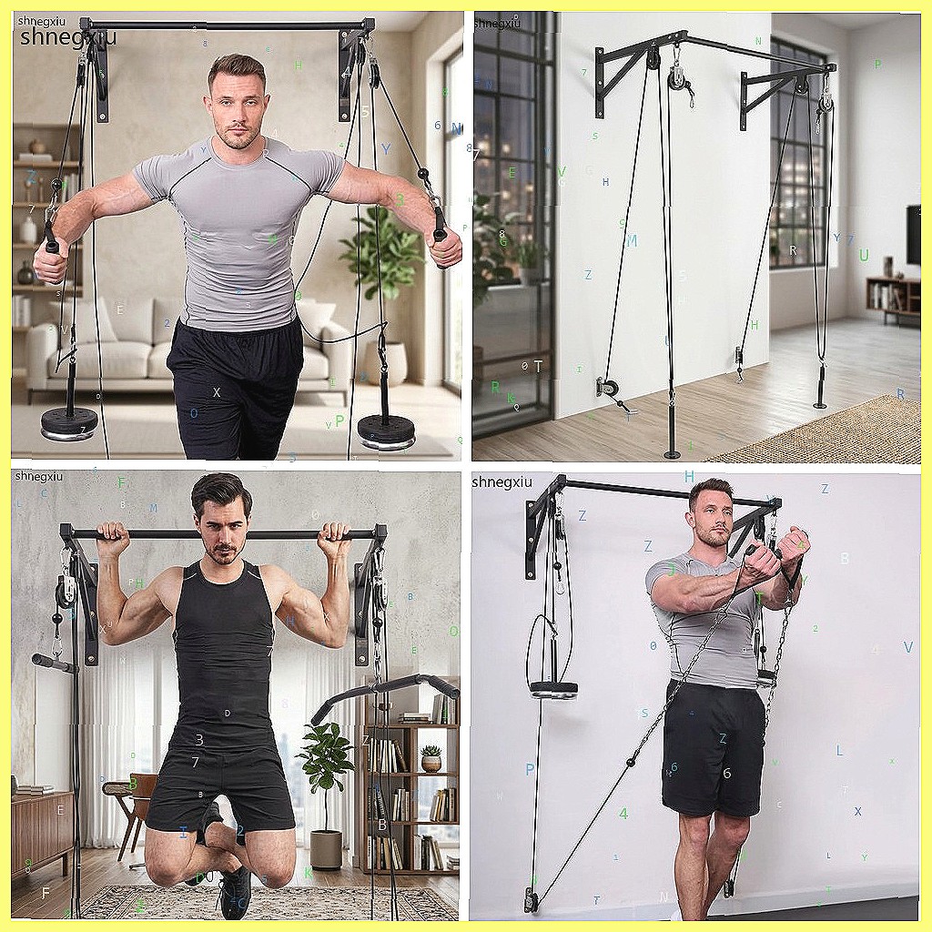 Wall Mounted DIY Fitness Pulle - Home Gym Pulley System review and price