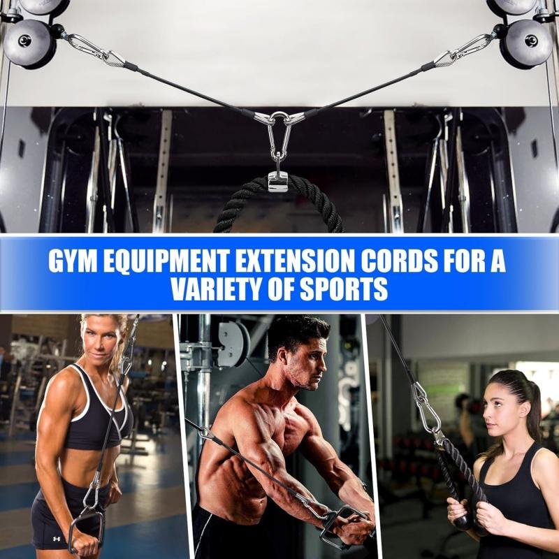 1/2 pcs gym cable extension co - Home Gym Lat Pulldown Machine review and price