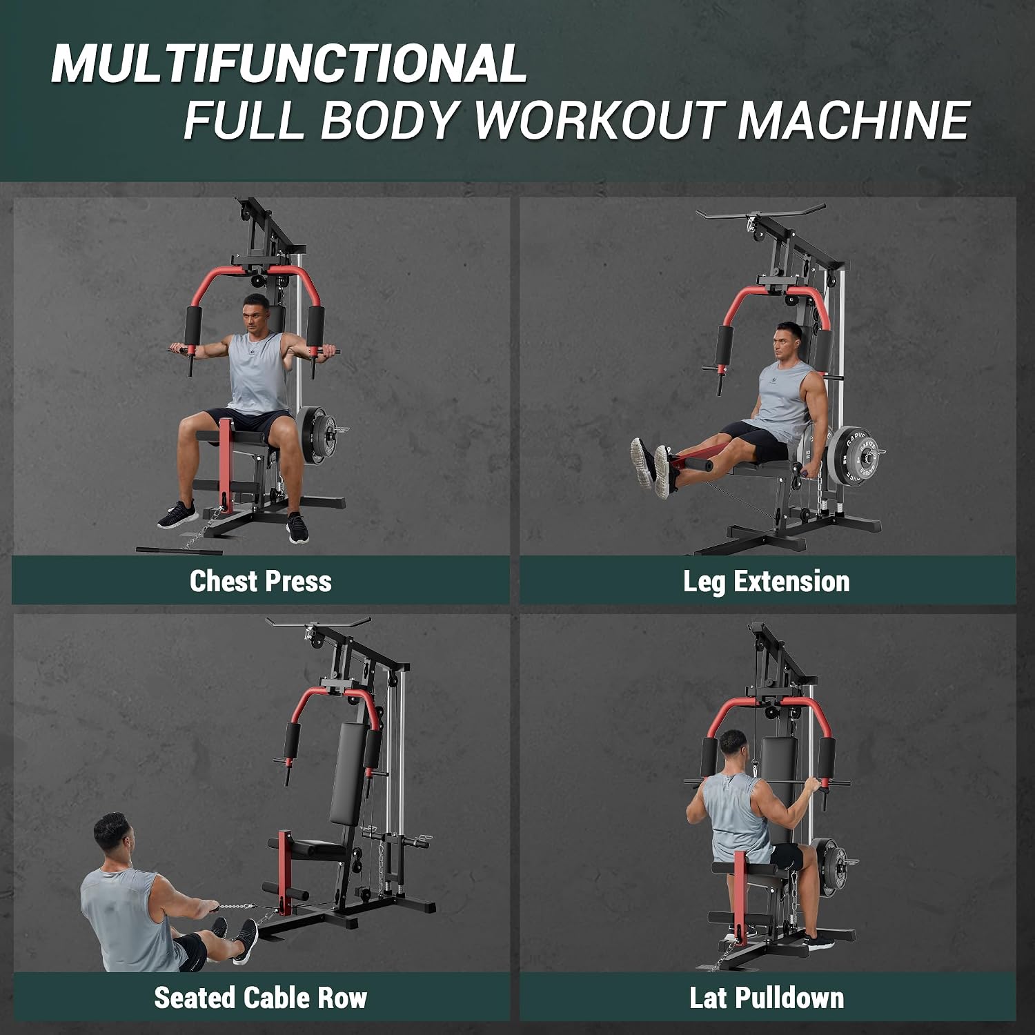 Full-Body Home Gym Machine wit - Home Gym Lat Pulldown Machine review and price