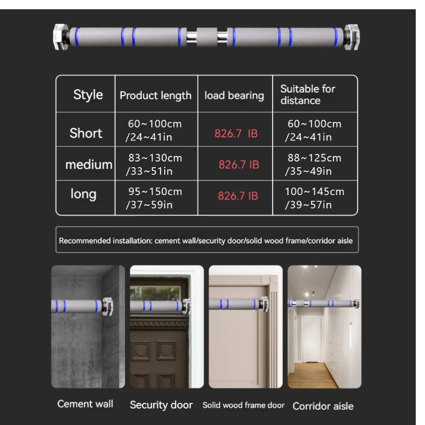 Telescopic Doorway Pull Up Bar - Suspension Trainer Door review and price