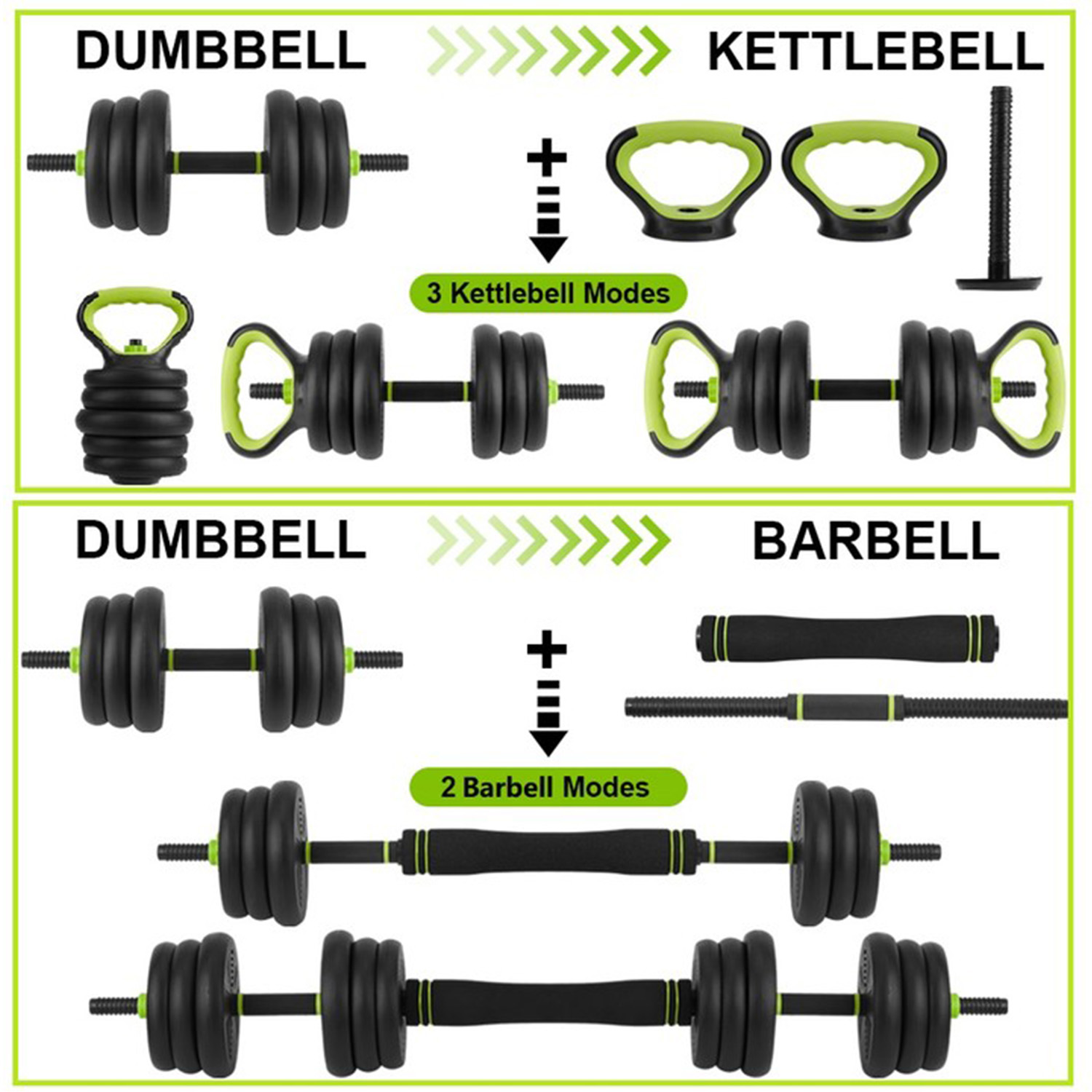 4 in 1 Adjustable Dumbbell Set - Home Gym Leg Press review and price