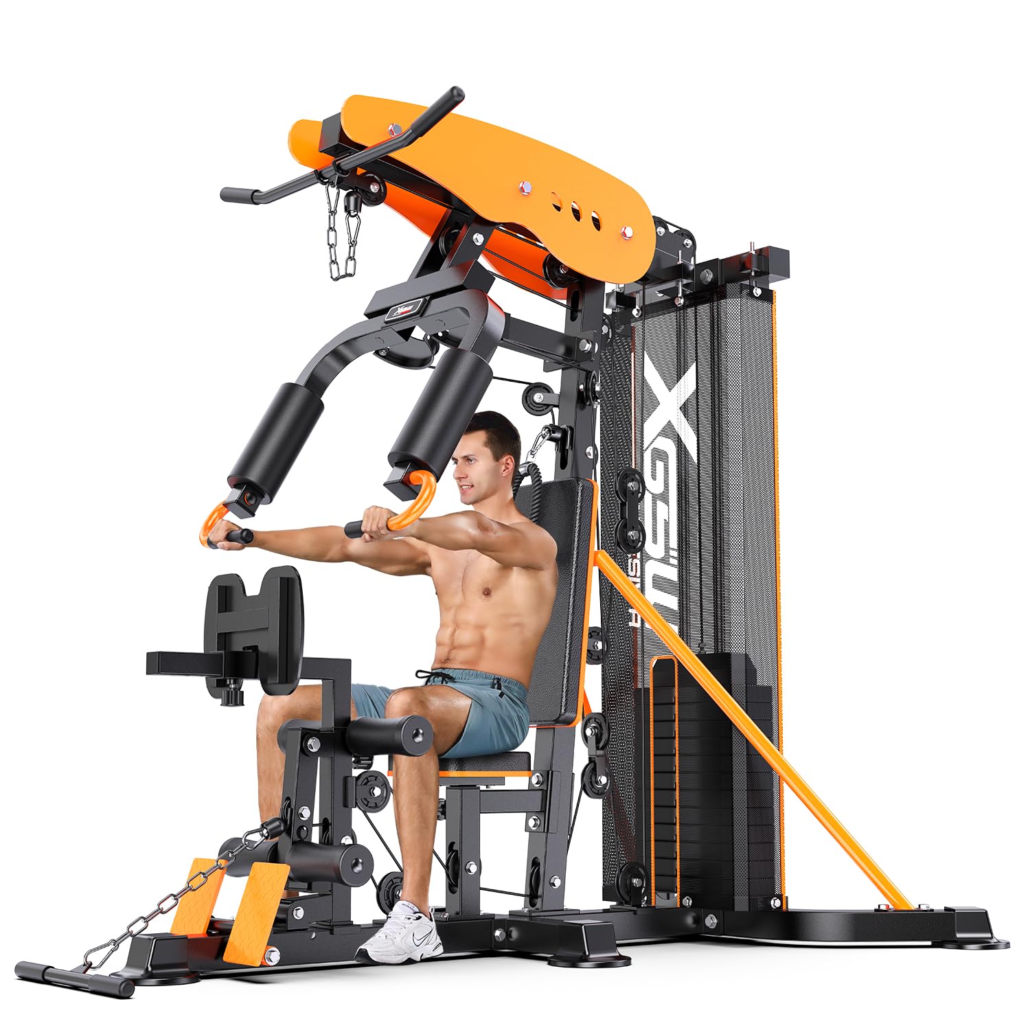 Multi-Function Home Gym Workou - Home Gym Pulley System review and price