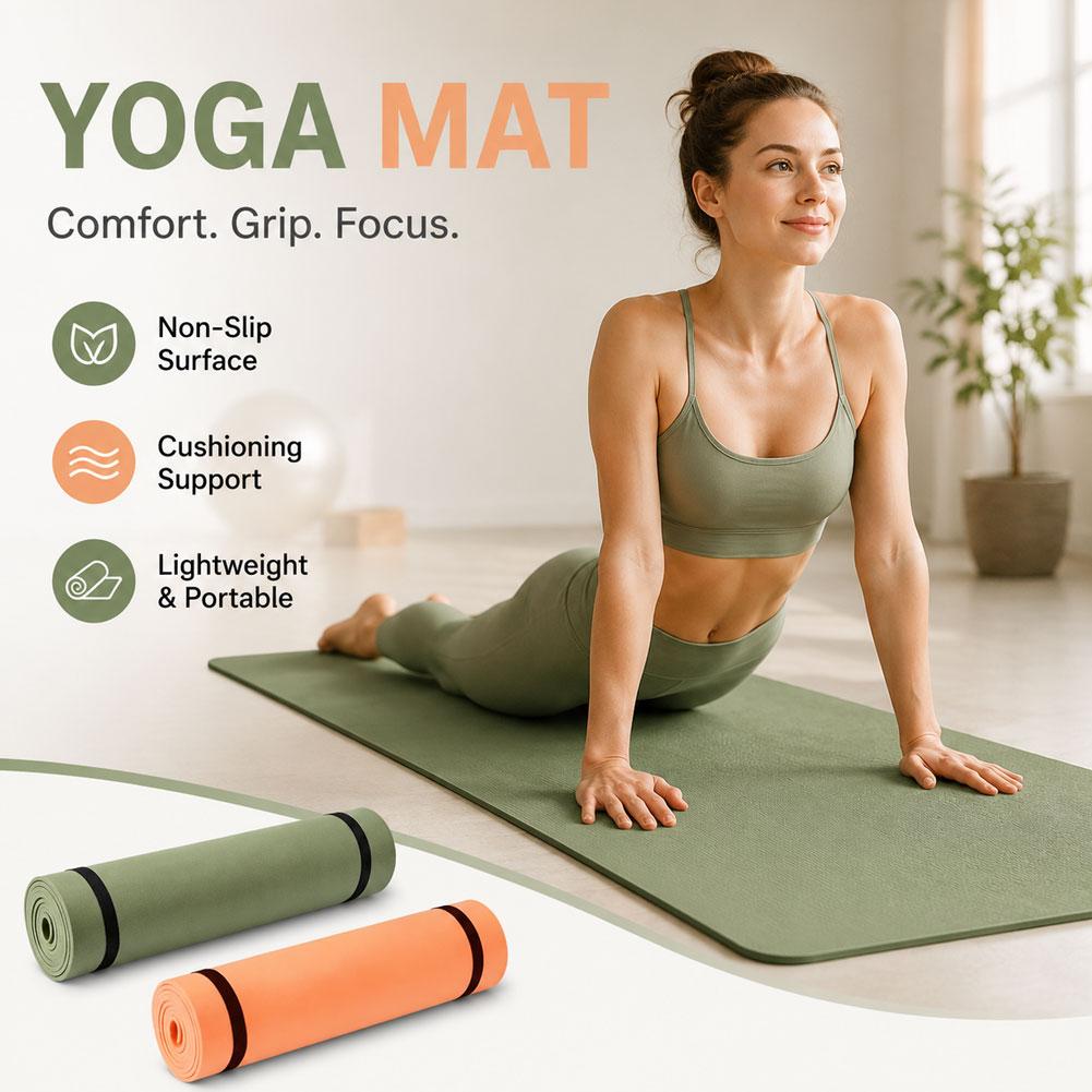 Thick Yoga Mat Anti-skid Sport - Gymnastics Mat Thick review and price