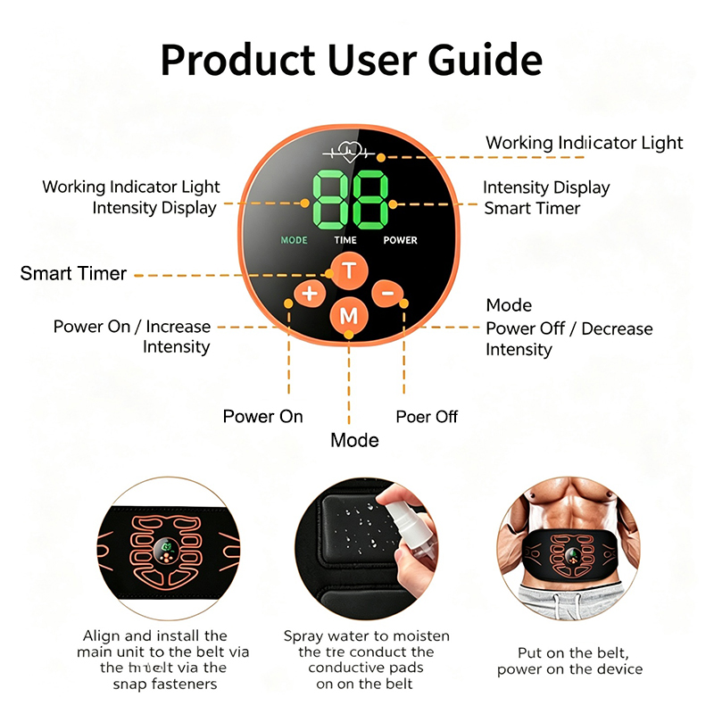 Abdominal Toning Belt Smart Ab - Home Gym Garage review and price