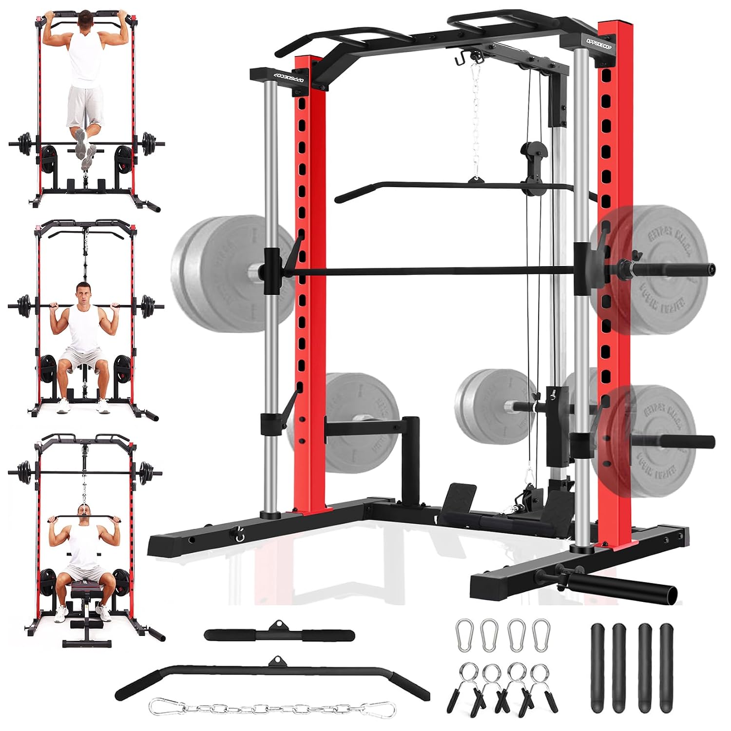 All-in-One Smith Machine Power - Home Gym Lat Pulldown Machine review and price