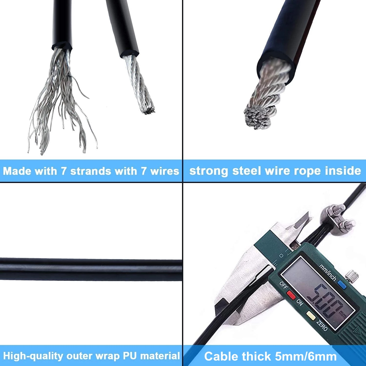 100Meters 4/5/6mm Thick Home W - Home Gym Pulley System review and price