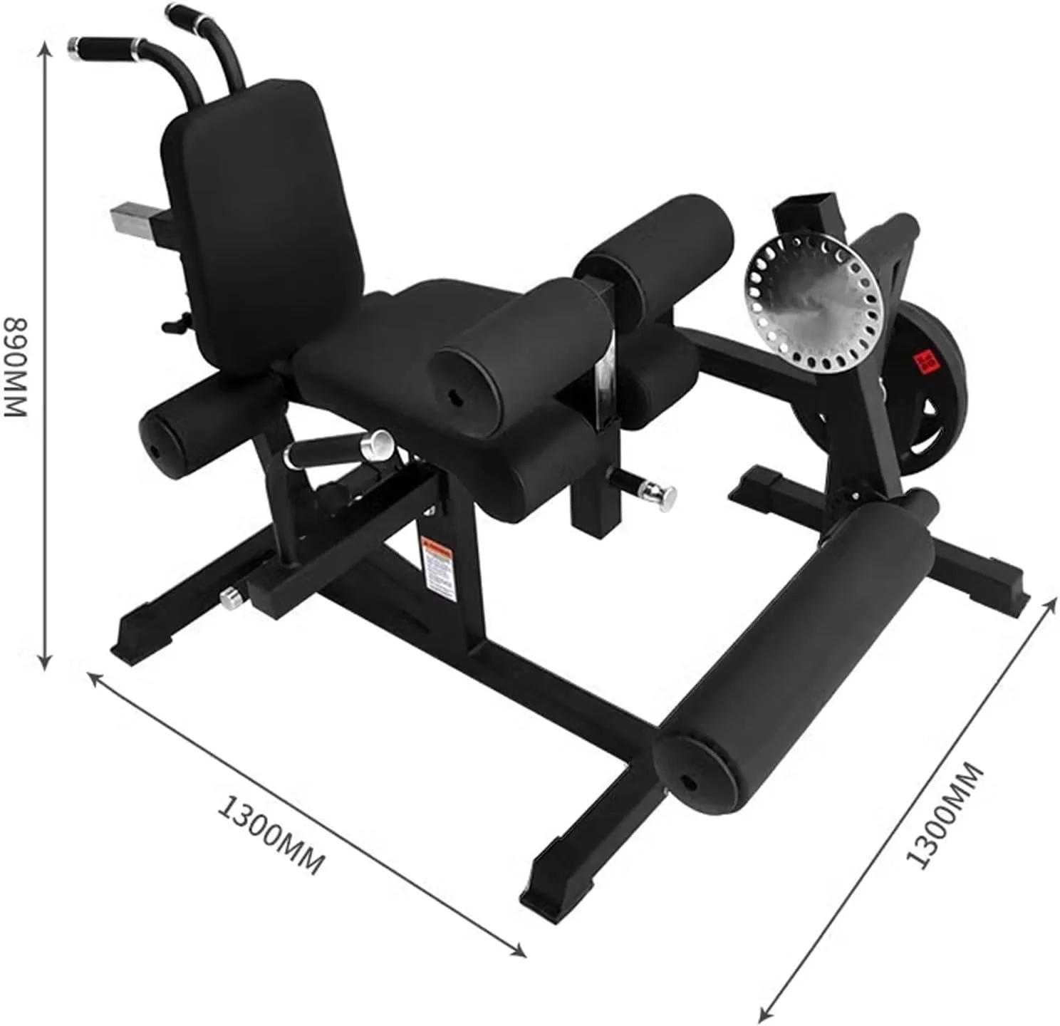 Plate Loaded Adjustable Leg Wo - Home Gym Leg Extension Machine review and price
