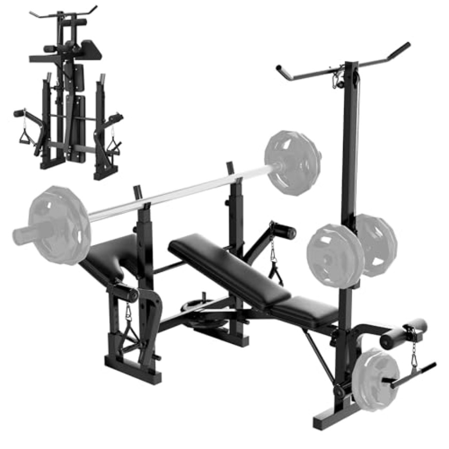 Home Gym Weight Bench Set: Ste - Home Gym Leg Press review and price