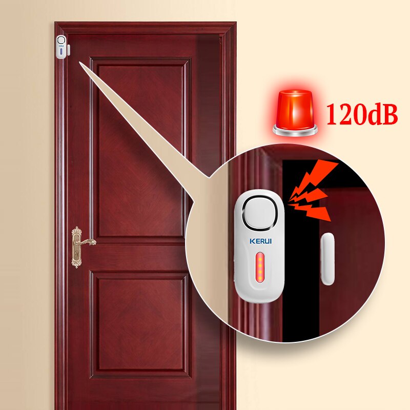 KERUI 120DB Wireless Door/Wind - Home Gym Garage review and price