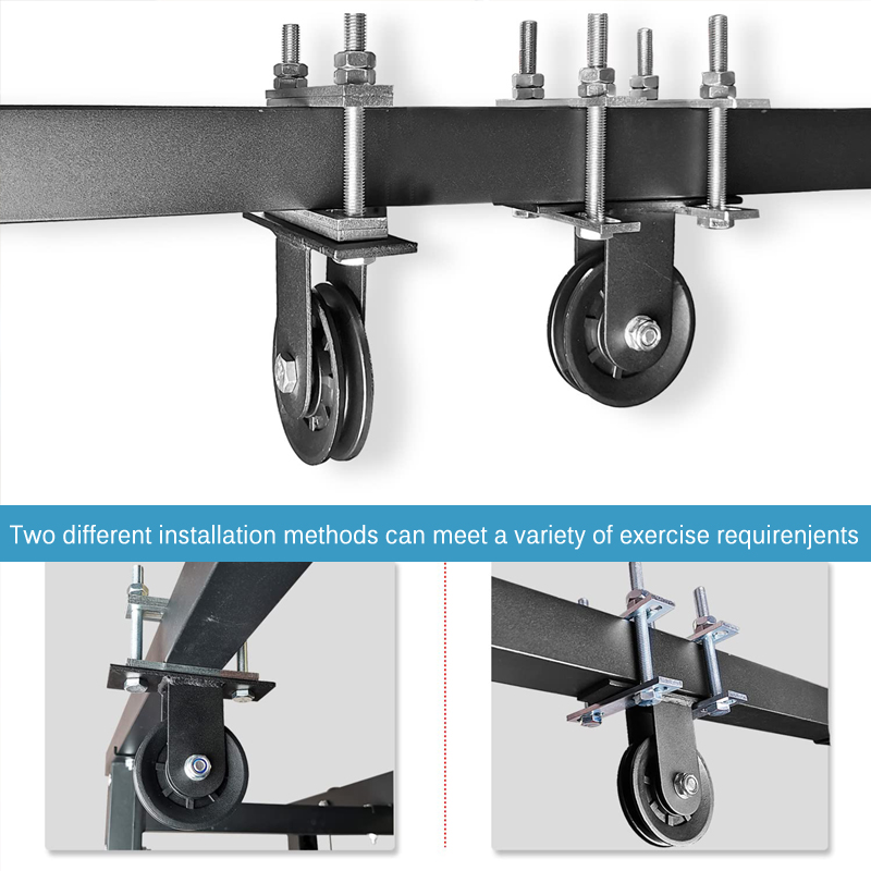 Heavy Duty Pulley System - Adj - Home Gym Lat Pulldown Machine review and price