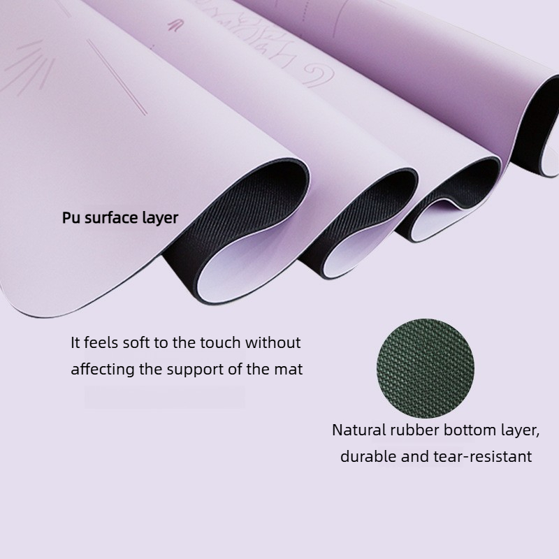 Lezyan PU Natural Rubber Yoga  - Gymnastics Mat Thick review and price